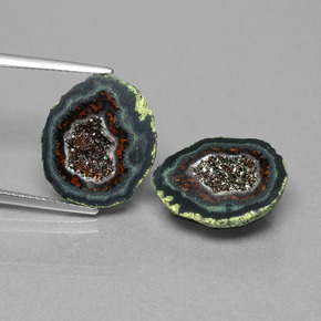 캐럿 천연 다색 마노 지오드 보석, 멋진 모양, 불투명체