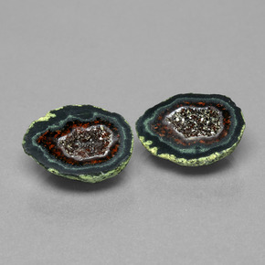 캐럿 천연 다색 마노 지오드 보석, 멋진 모양, 불투명체