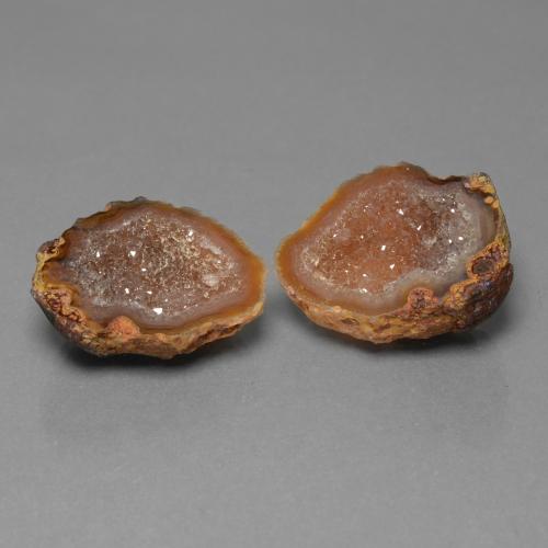 29.40캐럿 천연 멀티컬러 아게이트 지오드 보석, 멋진 모양, 20.5×17.5 mm, 불투명체