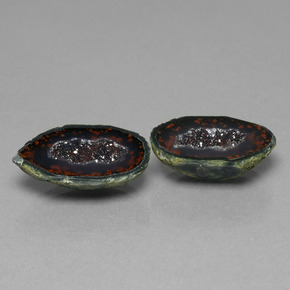 캐럿 천연 다색 마노 지오드 보석, 멋진 모양, 불투명체