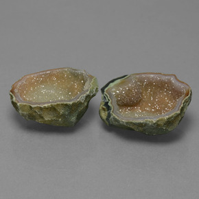 16.50캐럿 천연 다색 마노 지오드 보석, 멋진 모양, 불투명체