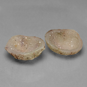21.62캐럿 천연 멀티컬러 아게이트 지오드 보석, 멋진 모양, 22×18.2 mm, 불투명체