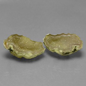 18.09캐럿 천연 멀티컬러 아게이트 지오드 보석, 멋진 모양, 22×14.5 mm, 불투명체