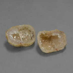 19.68캐럿 천연 멀티컬러 아게이트 지오드 보석, 멋진 모양, 18.9×14.4 mm, 불투명체