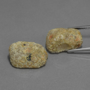 19.68캐럿 천연 멀티컬러 아게이트 지오드 보석, 멋진 모양, 18.9×14.4 mm, 불투명체