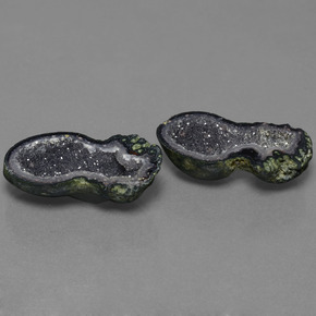 23.62캐럿 천연 다색 마노 지오드 보석, 멋진 모양, 불투명체