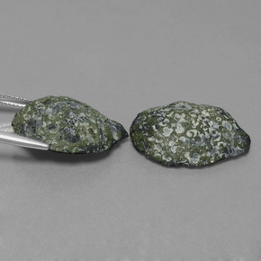 22.25캐럿 천연 멀티컬러 아게이트 지오드 보석, 멋진 모양, 23.3×17.1 mm, 불투명체