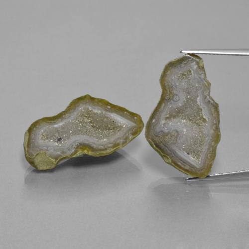 28.39캐럿 천연 멀티컬러 아게이트 지오드 보석, 멋진 모양, 27.3×15.8 mm, 불투명체