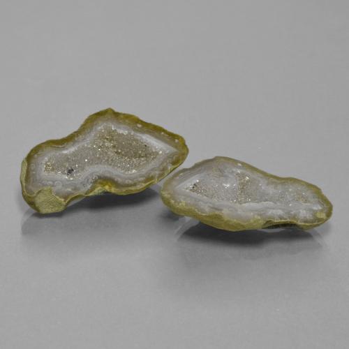 28.39캐럿 천연 멀티컬러 아게이트 지오드 보석, 멋진 모양, 27.3×15.8 mm, 불투명체