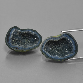 캐럿 천연 다색 마노 지오드 보석, 멋진 모양, 불투명체