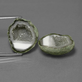 20.20캐럿 천연 다색 마노 지오드 보석, 멋진 모양, 불투명체