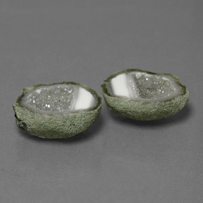 20.20캐럿 천연 다색 마노 지오드 보석, 멋진 모양, 불투명체