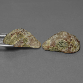 19.76캐럿 천연 멀티컬러 아게이트 지오드 보석, 멋진 모양, 21.7×15.2 mm, 불투명체