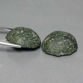 32.52캐럿 천연 여러 가지 빛깔의 녹색 마노 지오드 보석, 멋진 모양, 불투명체