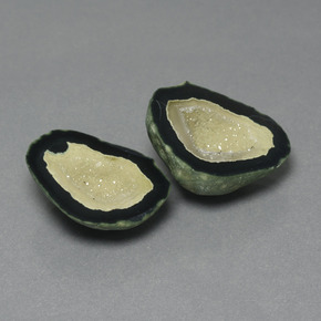 32.85캐럿 천연 다색 마노 지오드 보석, 멋진 모양, 불투명체