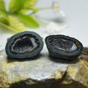 38.73캐럿 천연 다색 마노 지오드 보석, 멋진 모양, 불투명체