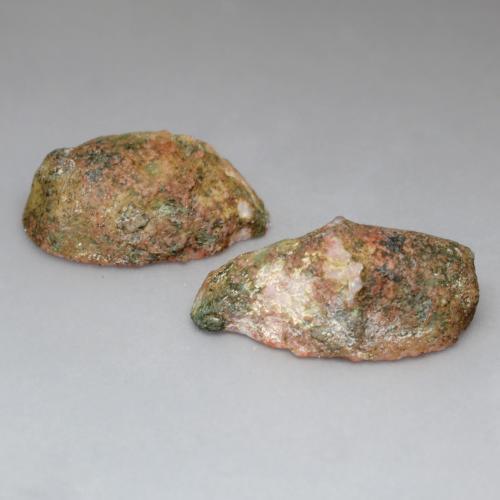 17.53캐럿 천연 멀티컬러 아게이트 지오드 보석, 멋진 모양, 20×13.1 mm, 불투명체