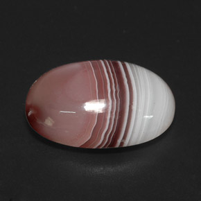 13.03캐럿 천연 멀티컬러 아게이트, 타원형 컷, 18.7×13.4 mm, 불투명체