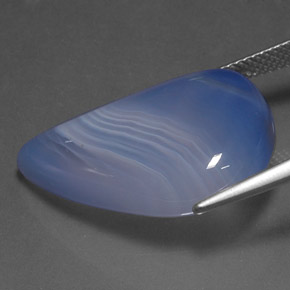 18.69캐럿 천연 다색 마노, 투명한, 투명/반투명