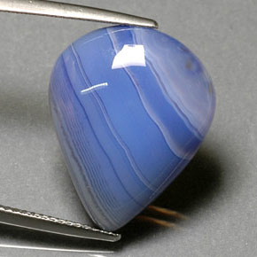 13.30캐럿 천연 멀티컬러 아게이트, 투명한, 20.9×17 mm, 투명/반투명