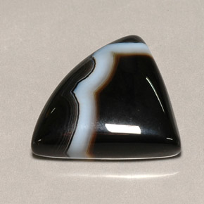 18.18캐럿 천연 멀티컬러 아게이트, 멋진 모양, 24.4×20 mm, 불투명체
