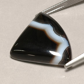 18.18캐럿 천연 멀티컬러 아게이트, 멋진 모양, 24.4×20 mm, 불투명체