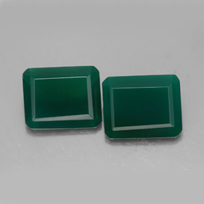 캐럿 천연 그린 아게이트 보석, 투명한, 10.1×8.2 mm, 투명/반투명