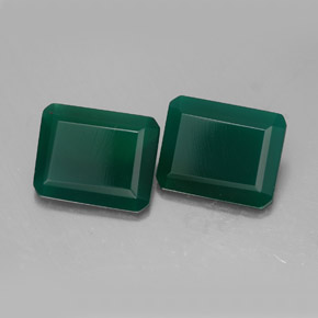 캐럿 천연 그린 아게이트 보석, 투명한, 10.1×8.2 mm, 투명/반투명