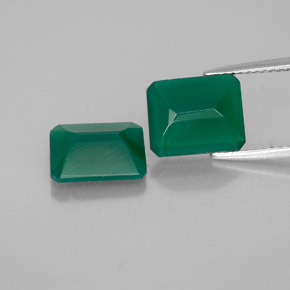 캐럿 천연 녹색 마노 보석, 투명한, 투명/반투명