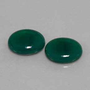 캐럿 천연 그린 아게이트 보석, 투명한, 12.1×9.9 mm, 투명/반투명