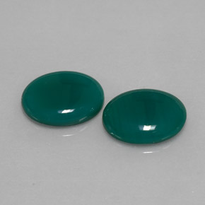 캐럿 천연 그린 아게이트 보석, 투명한, 11.1×9.1 mm, 투명/반투명