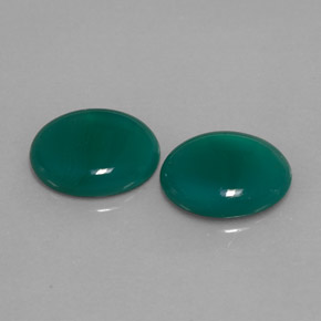 캐럿 천연 그린 아게이트 보석, 투명한, 11.1×9.1 mm, 투명/반투명