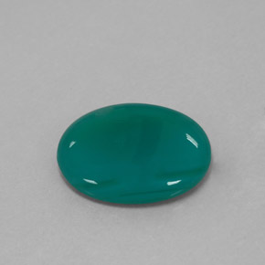 2.50캐럿 천연 그린 아게이트, 투명한, 12.1×10.1 mm, 투명/반투명