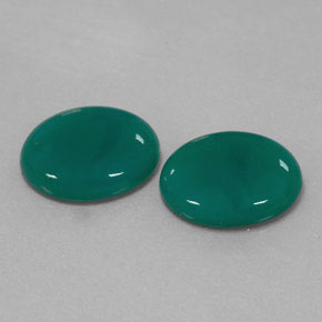 캐럿 천연 그린 아게이트 보석, 투명한, 12.1×10.1 mm, 투명/반투명