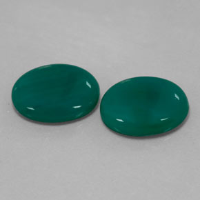캐럿 천연 그린 아게이트 보석, 투명한, 12×10 mm, 투명/반투명