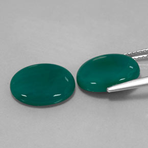 캐럿 천연 그린 아게이트 보석, 투명한, 12×10 mm, 투명/반투명