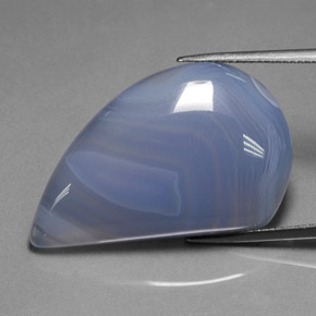 33.52캐럿 천연 멀티컬러 아게이트, 투명한, 33.3×20.3 mm, 투명/반투명