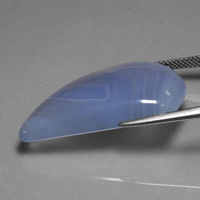 33.52캐럿 천연 멀티컬러 아게이트, 투명한, 33.3×20.3 mm, 투명/반투명