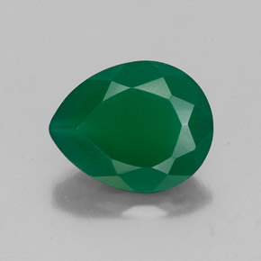 2.17캐럿 천연 그린 아게이트, 투명한, 10.2×8.2 mm, 투명/반투명