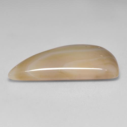 18.17캐럿 천연 멀티컬러 아게이트, 멋진 모양, 29.8×14.4 mm, 투명한