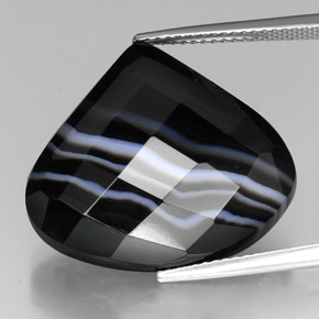 21.36캐럿 천연 멀티컬러 아게이트, 멋진 모양, 22.7×20.4 mm, 불투명체