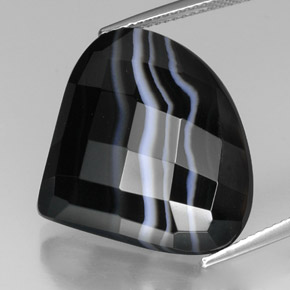 21.36캐럿 천연 멀티컬러 아게이트, 멋진 모양, 22.7×20.4 mm, 불투명체