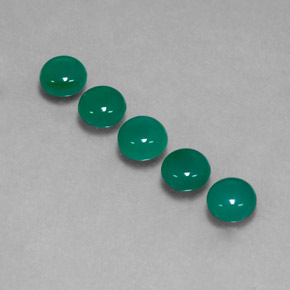 캐럿 천연 녹색 마노 보석, 투명한, 투명/반투명