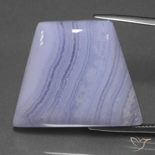 37.90ct 자연스러운 라이트 로얄 바이올렛 마노, 팬시한, 투명한