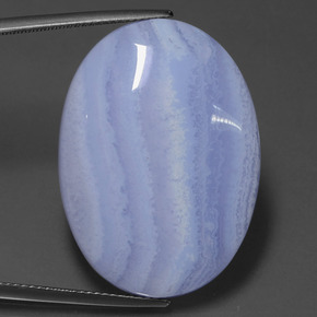 42.01캐럿 천연 다색 마노, 타원형, 투명한