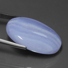 42.01캐럿 천연 다색 마노, 타원형, 투명한