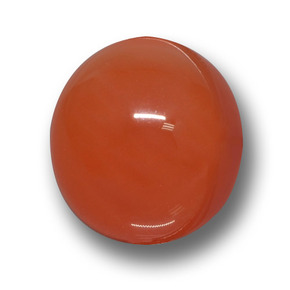 5.61캐럿 천연 미디엄 레드 아게이트, 타원형 컷, 11.5×10.8 mm, 투명한