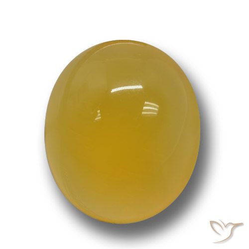 6.48ct 자연스러운 골든 오렌지 마노, 타원형, 투명한