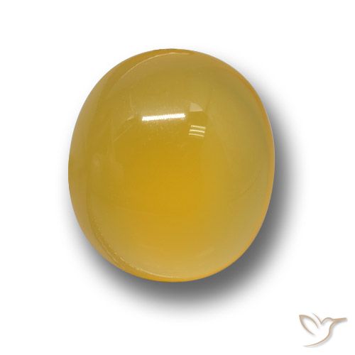 5.70ct 자연스러운 골든 오렌지 마노, 타원형, 투명한