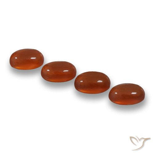 2.49캐럿 천연 미디엄 레드 아게이트 보석, 타원형 컷, 6.2×4.2 mm, 투명한